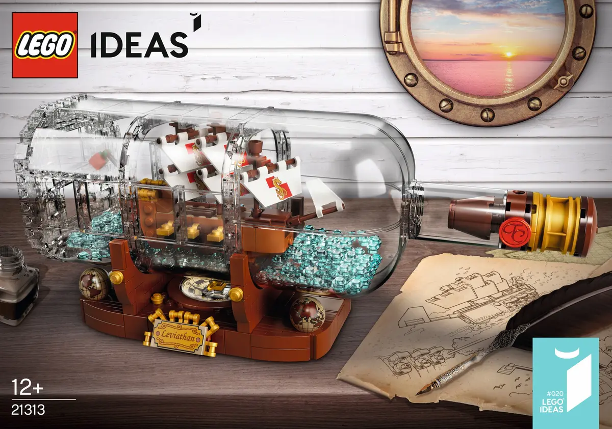 LEGO Ideas 21313 Ship in a Bottle set, image 5