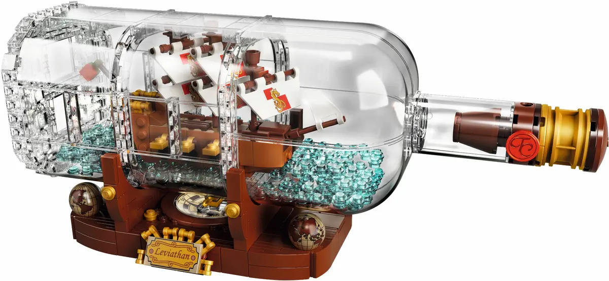 LEGO Ideas 21313 Ship in a Bottle set, image 7