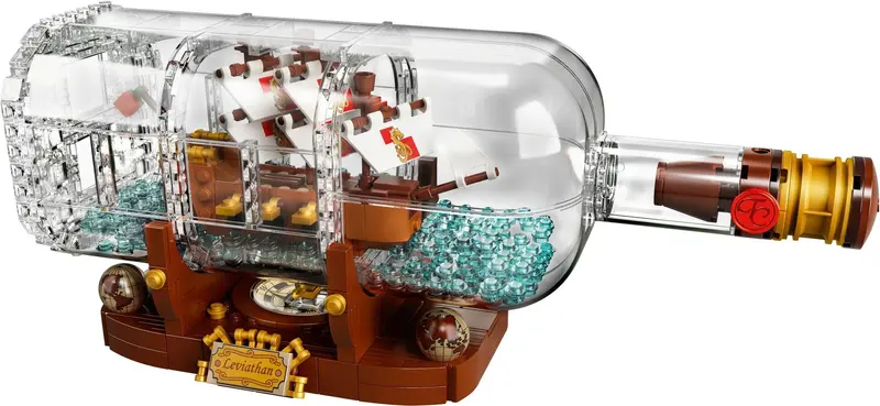 LEGO Ideas 21313 Ship in a Bottle set