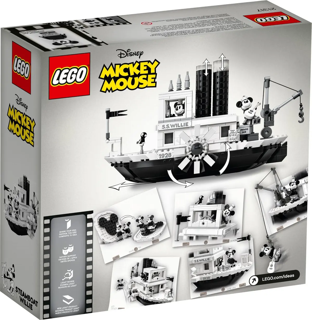 LEGO Ideas 21317 Steamboat Willie set, image 15