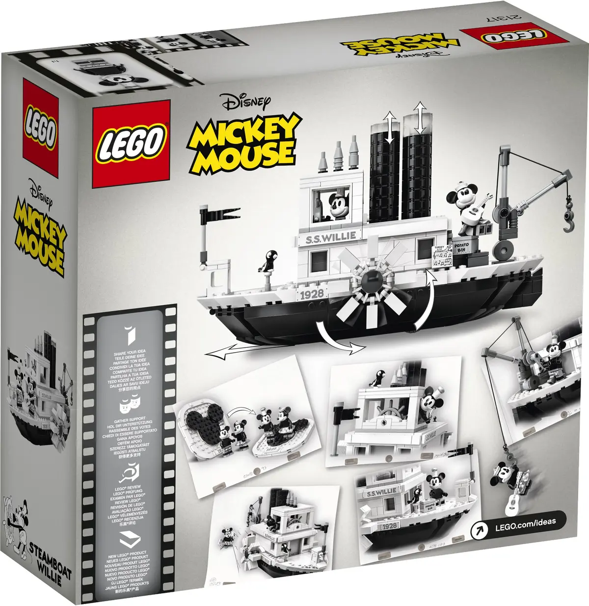 LEGO Ideas 21317 Steamboat Willie set, image 29