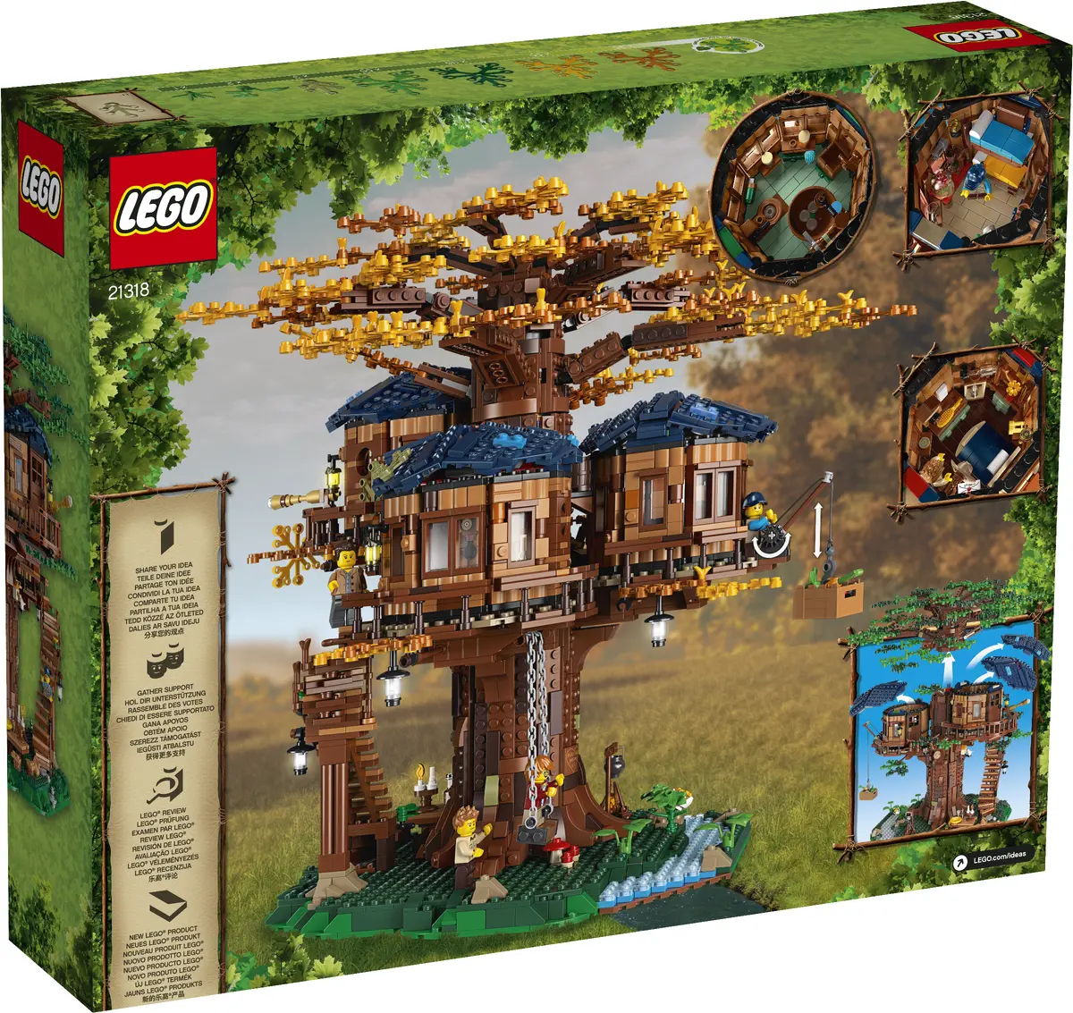 LEGO Ideas 21318 Tree House set, image 9