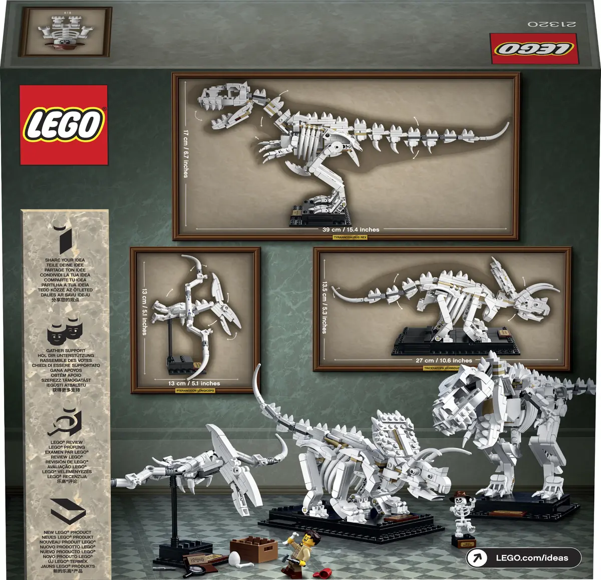 LEGO Ideas 21320 Dinosaur Fossils set, image 13