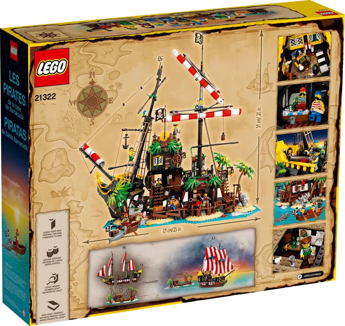 LEGO Ideas 21322 Pirates of Barracuda Bay set, image 13