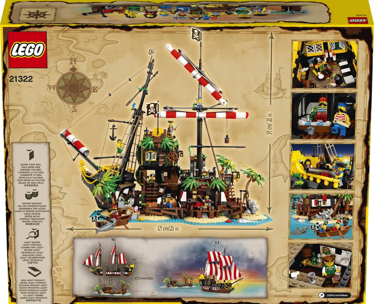 LEGO Ideas 21322 Pirates of Barracuda Bay set, image 60