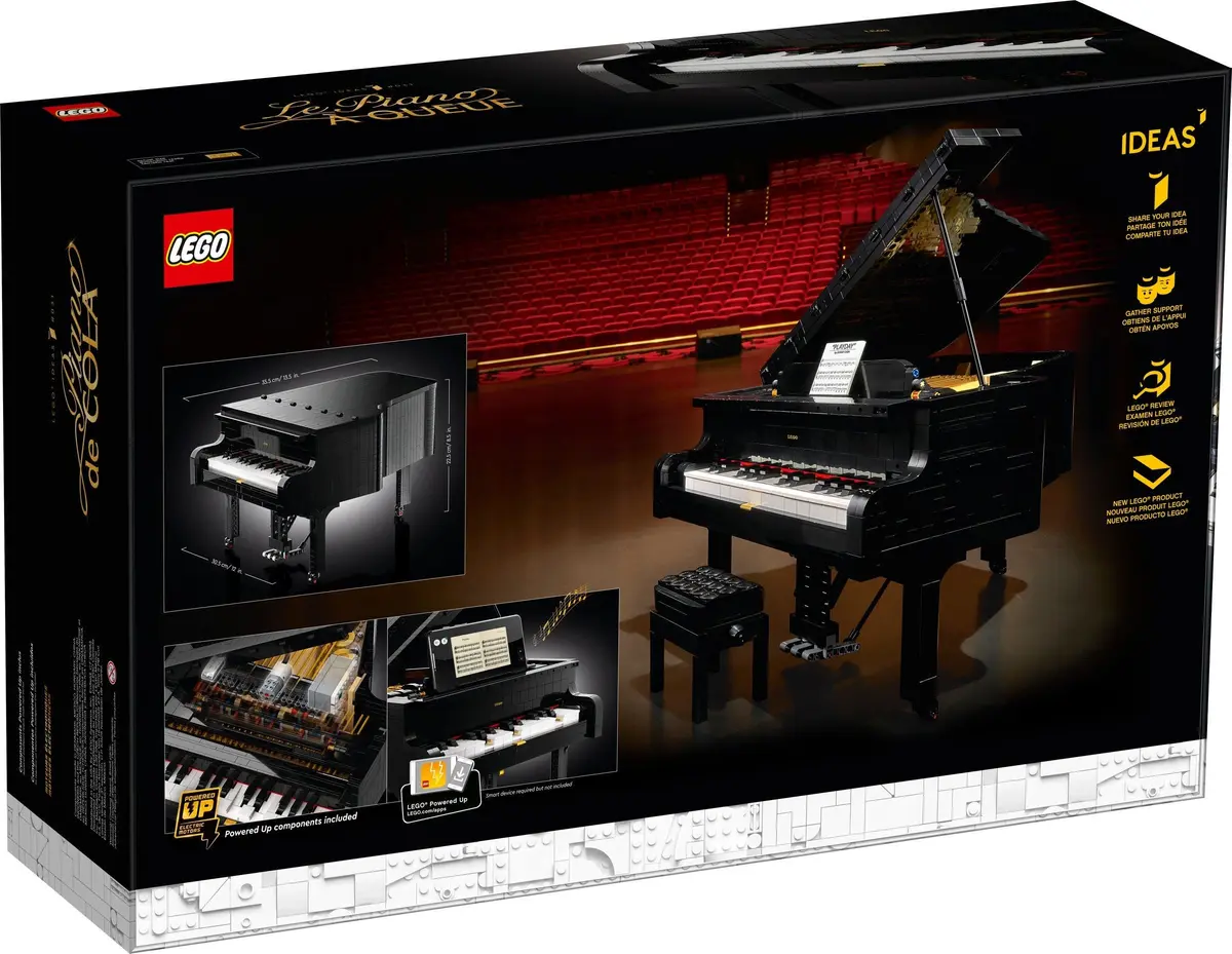 LEGO Ideas 21323 Grand Piano set, image 7
