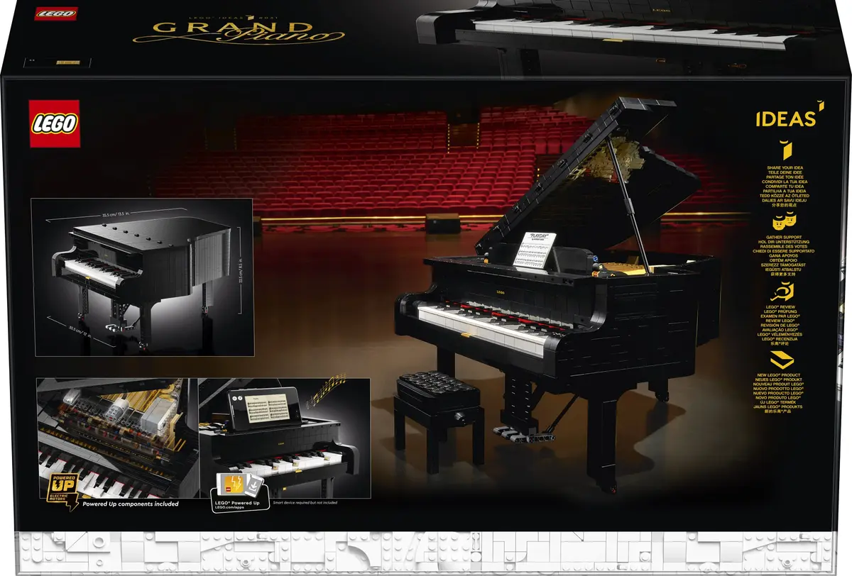 LEGO Ideas 21323 Grand Piano set, image 2