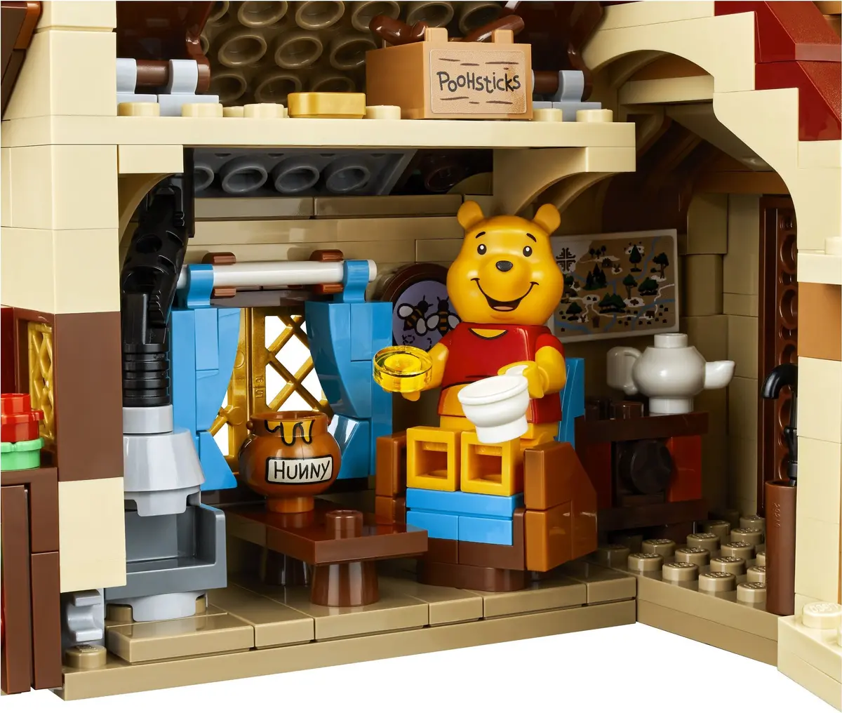 LEGO Ideas 21326 Winnie the Pooh set, image 3