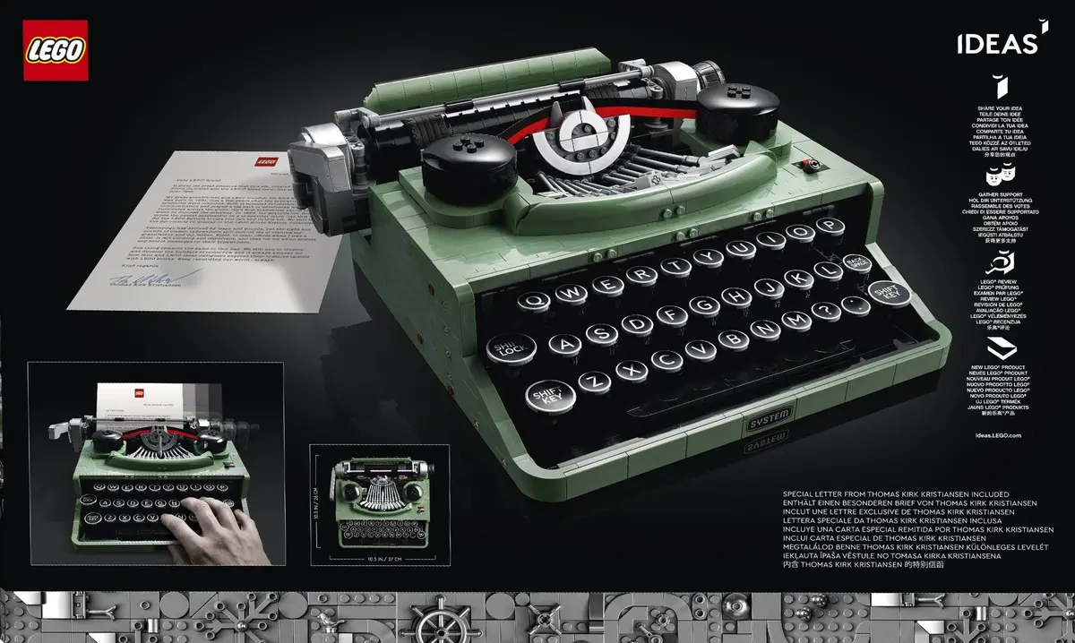 LEGO Ideas 21327 Typewriter set, image 6
