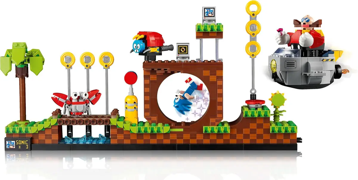 LEGO Ideas 21331 Sonic the Hedgehog - Green Hill Zone set, image 3