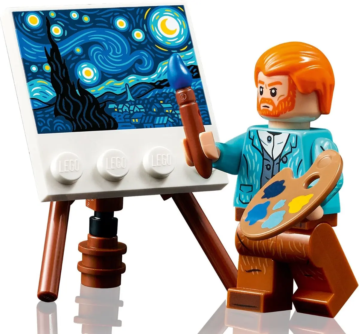 LEGO Ideas 21333 Vincent van Gogh - The Starry Night set, image 8
