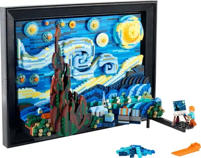 LEGO Ideas 21333 Vincent van Gogh - The Starry Night set