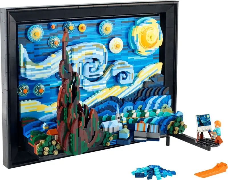 LEGO Ideas 21333 Vincent van Gogh - The Starry Night set