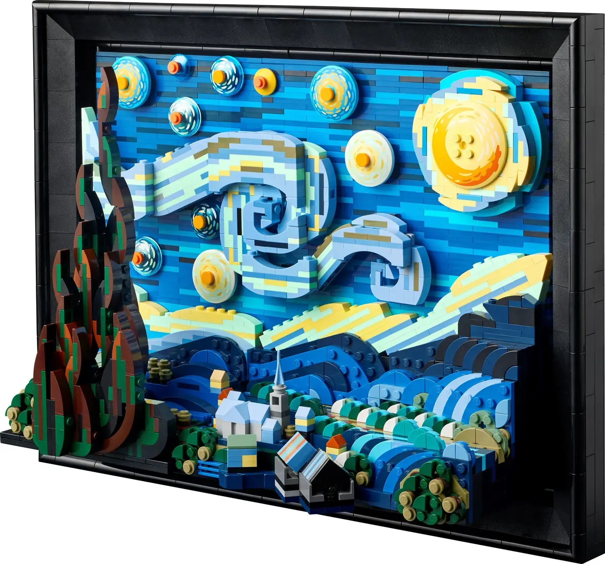 LEGO Ideas 21333 Vincent van Gogh - The Starry Night set, image 6