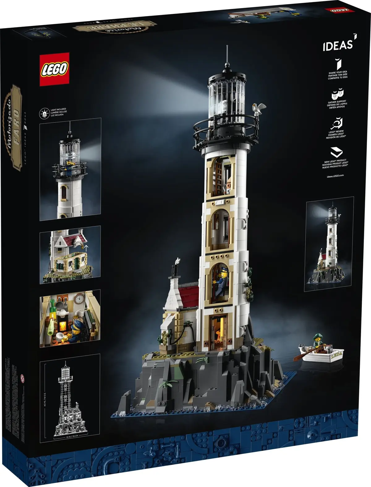 LEGO Ideas 21335 Motorised Lighthouse set, image 5