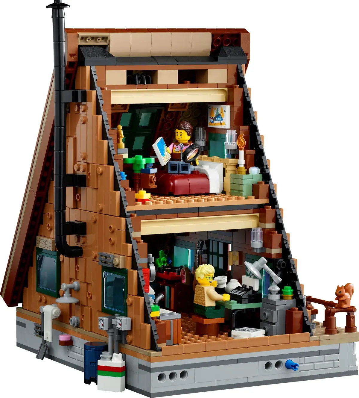 LEGO Ideas 21338 A-Frame Cabin set, image 14