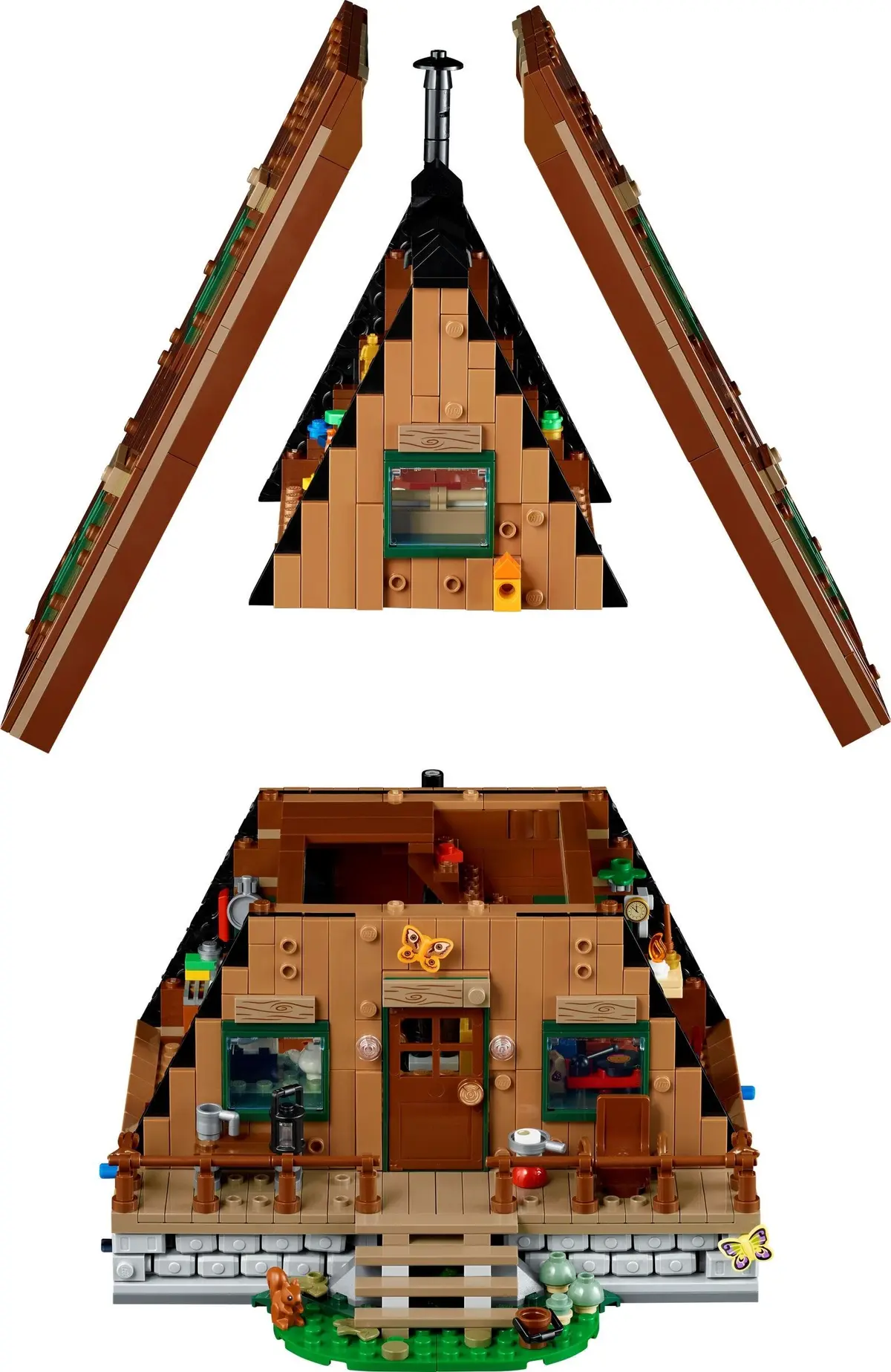 LEGO Ideas 21338 A-Frame Cabin set, image 10