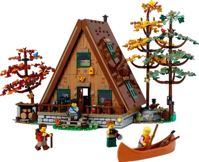 LEGO Ideas 21338 A-Frame Cabin set
