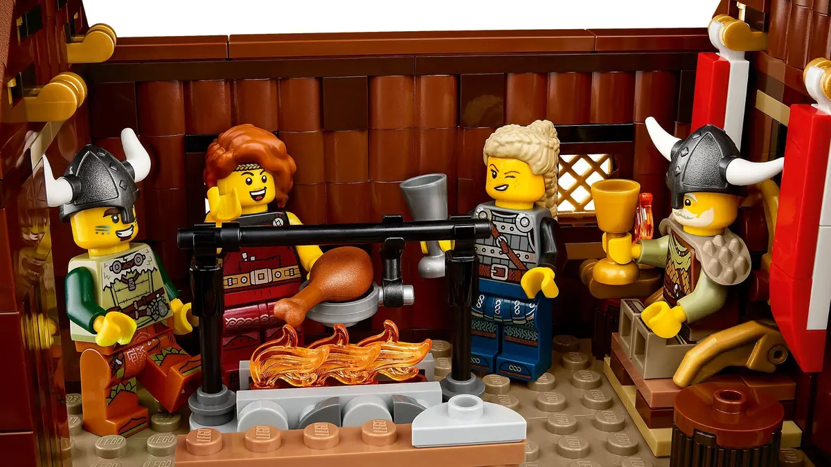 LEGO Ideas 21343 Viking Village set, image 9