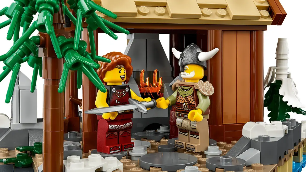 LEGO Ideas 21343 Viking Village set, image 8