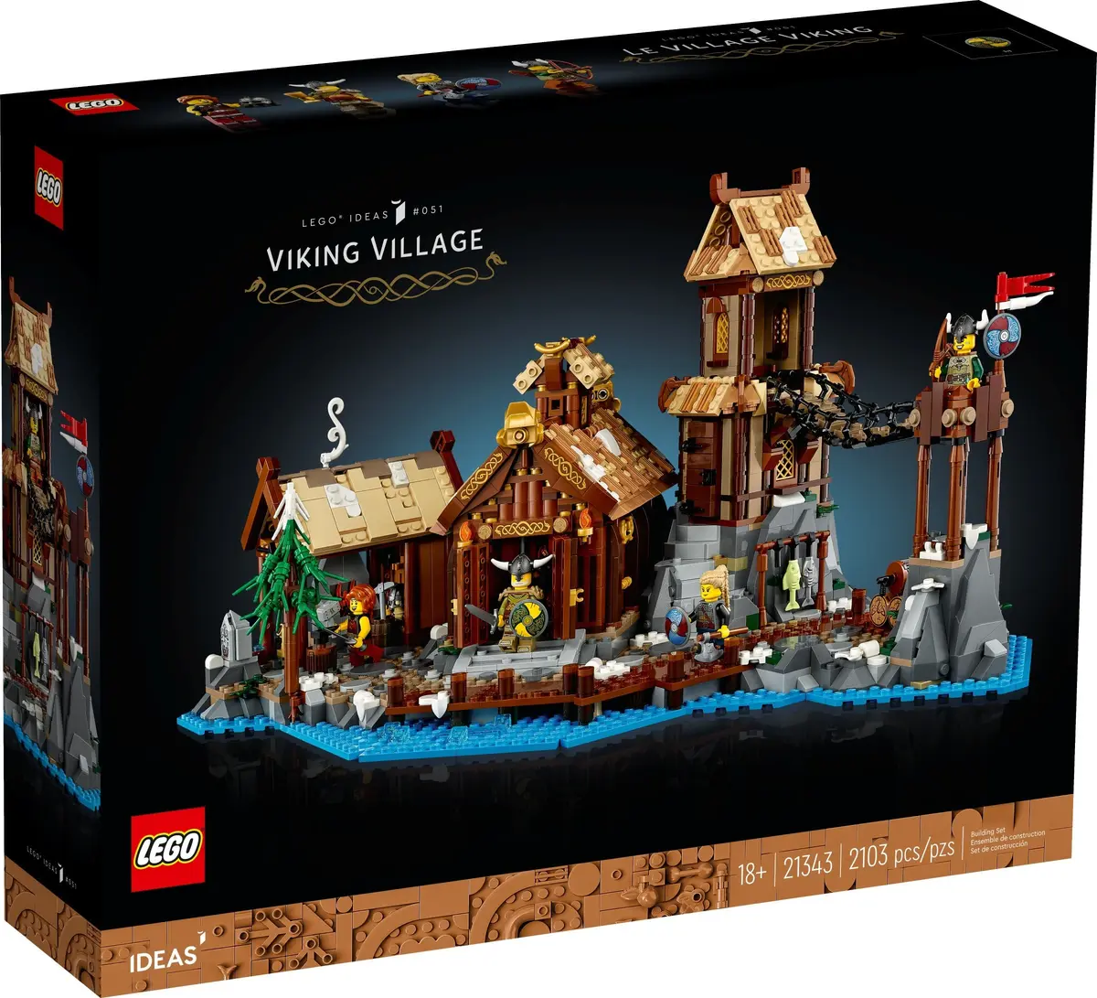 LEGO Ideas 21343 Viking Village set, image 2