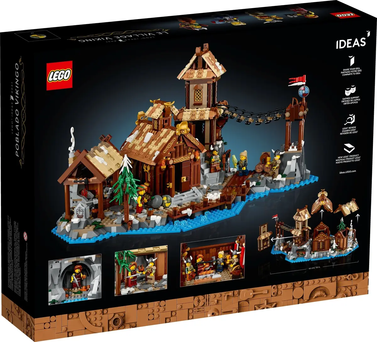 LEGO Ideas 21343 Viking Village set, image 13