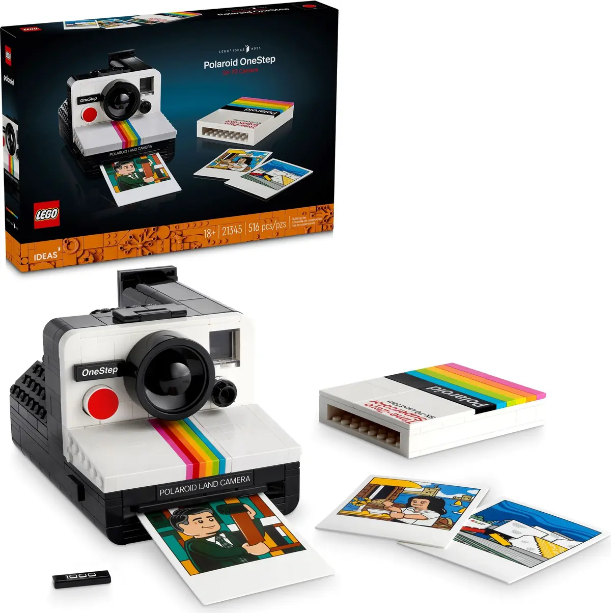 LEGO Ideas 21345 Polaroid OneStep SX-70 Camera set, image 2