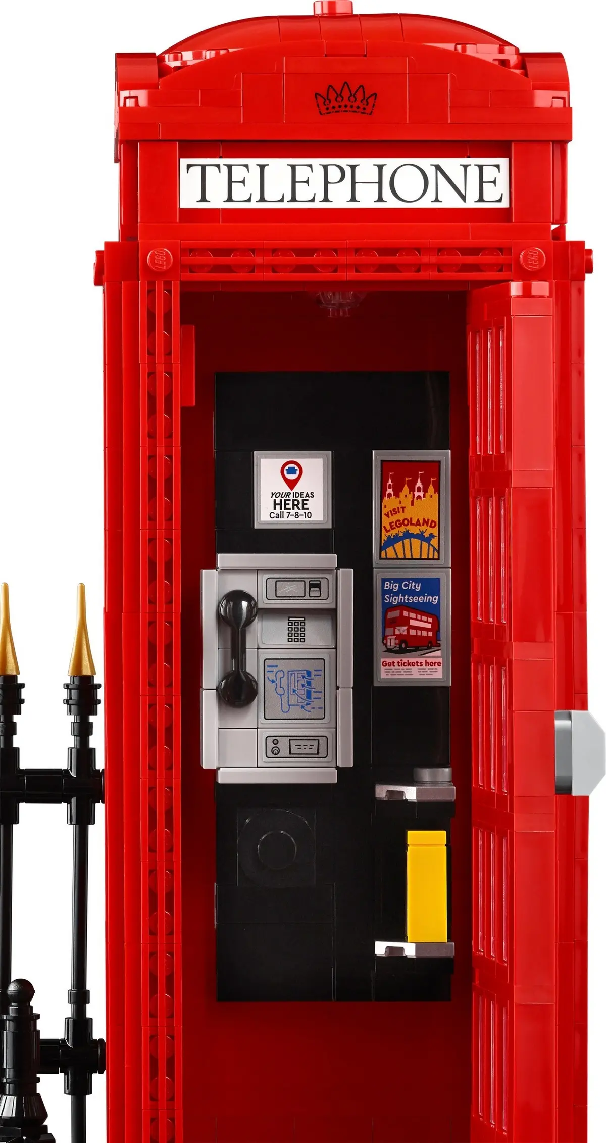 LEGO Ideas 21347 Red London Telephone Box set, image 6