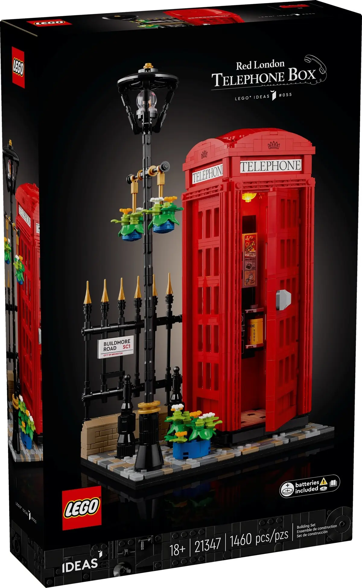 LEGO Ideas 21347 Red London Telephone Box set, image 11