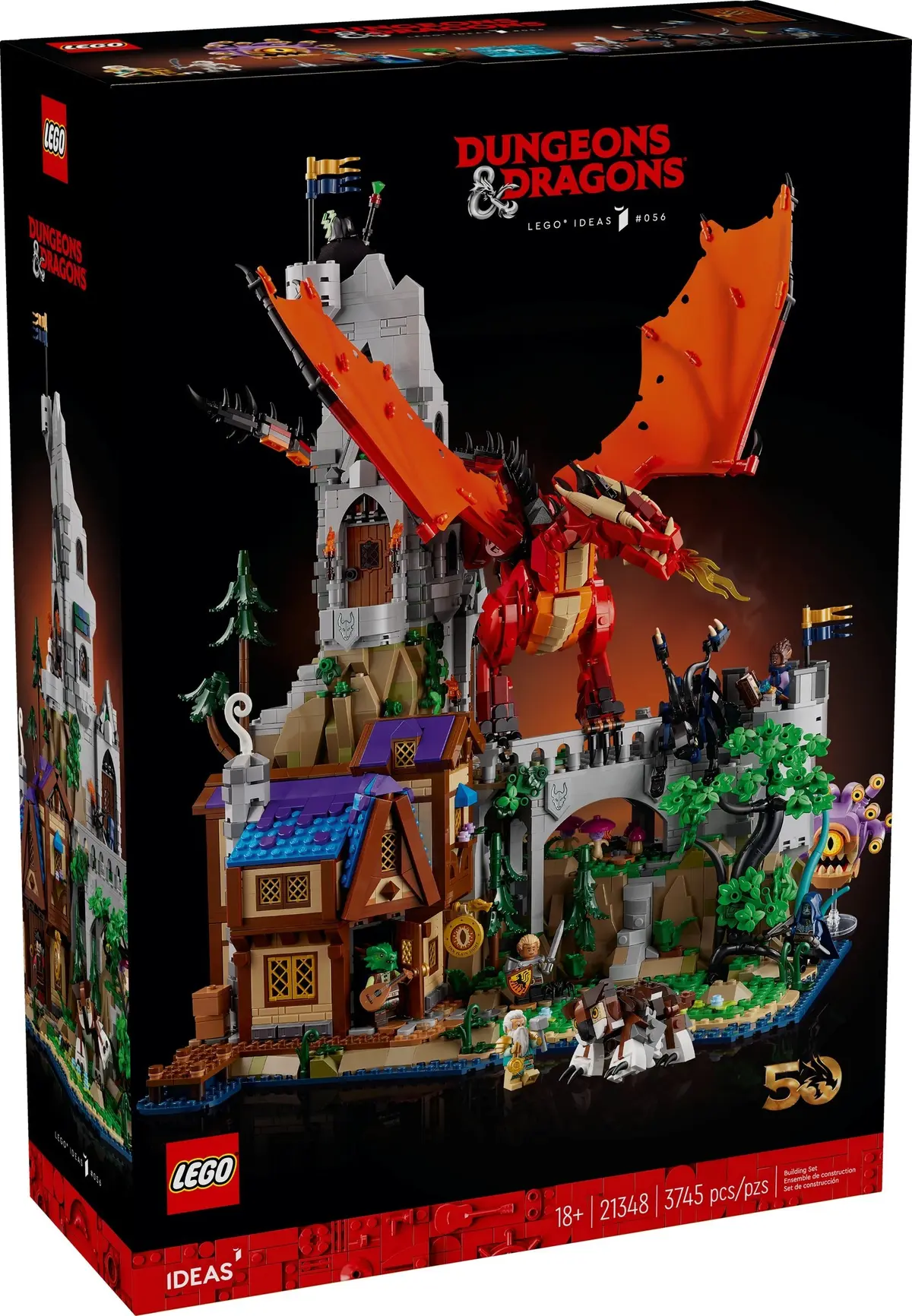LEGO Ideas 21348 Dungeons & Dragons: Red Dragon's Tale set, image 11