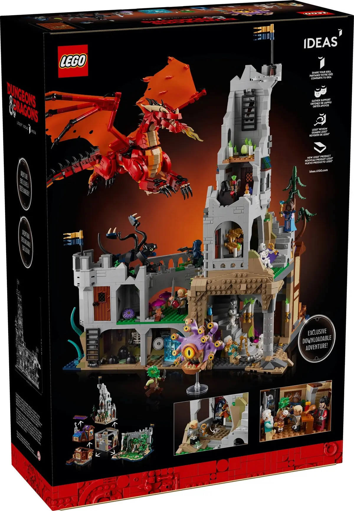 LEGO Ideas 21348 Dungeons & Dragons: Red Dragon's Tale set, image 12