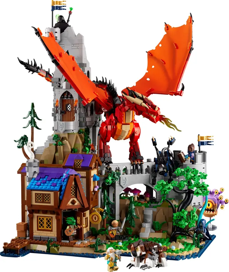 LEGO Ideas 21348 Dungeons & Dragons: Red Dragon's Tale set