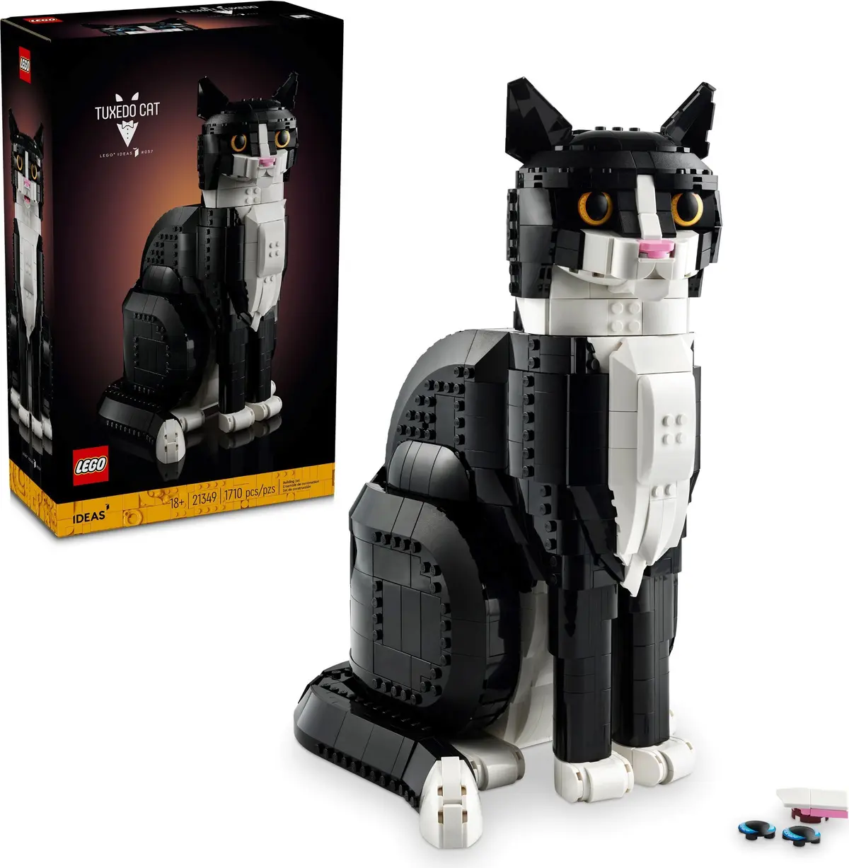 LEGO Ideas 21349 Tuxedo Cat set, image 3