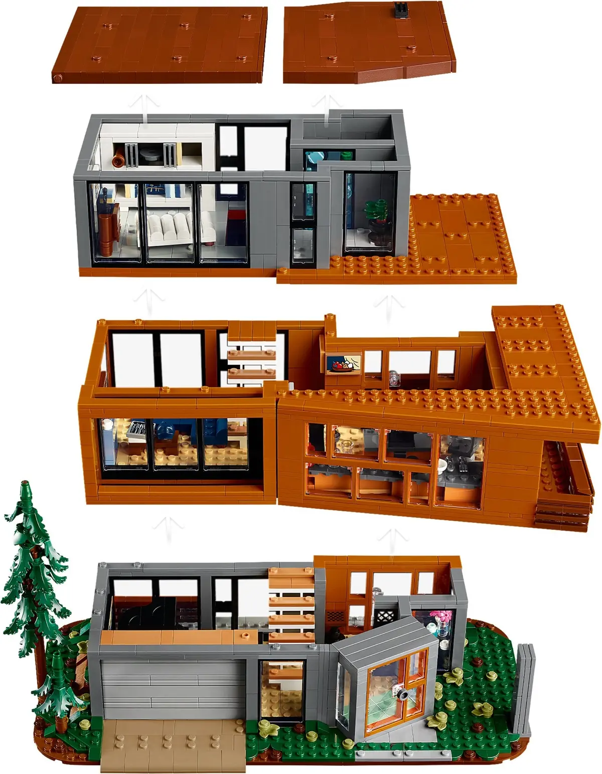 LEGO Ideas 21354 Twilight The Cullen House set, image 13