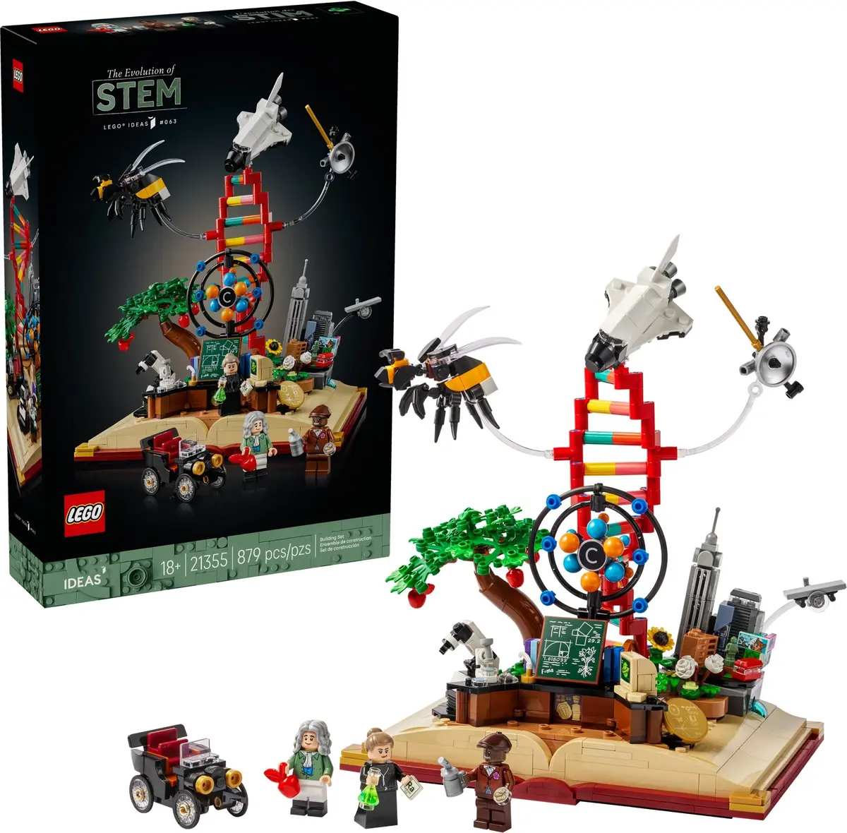 LEGO Ideas 21355 The Evolution of STEM set, image 3