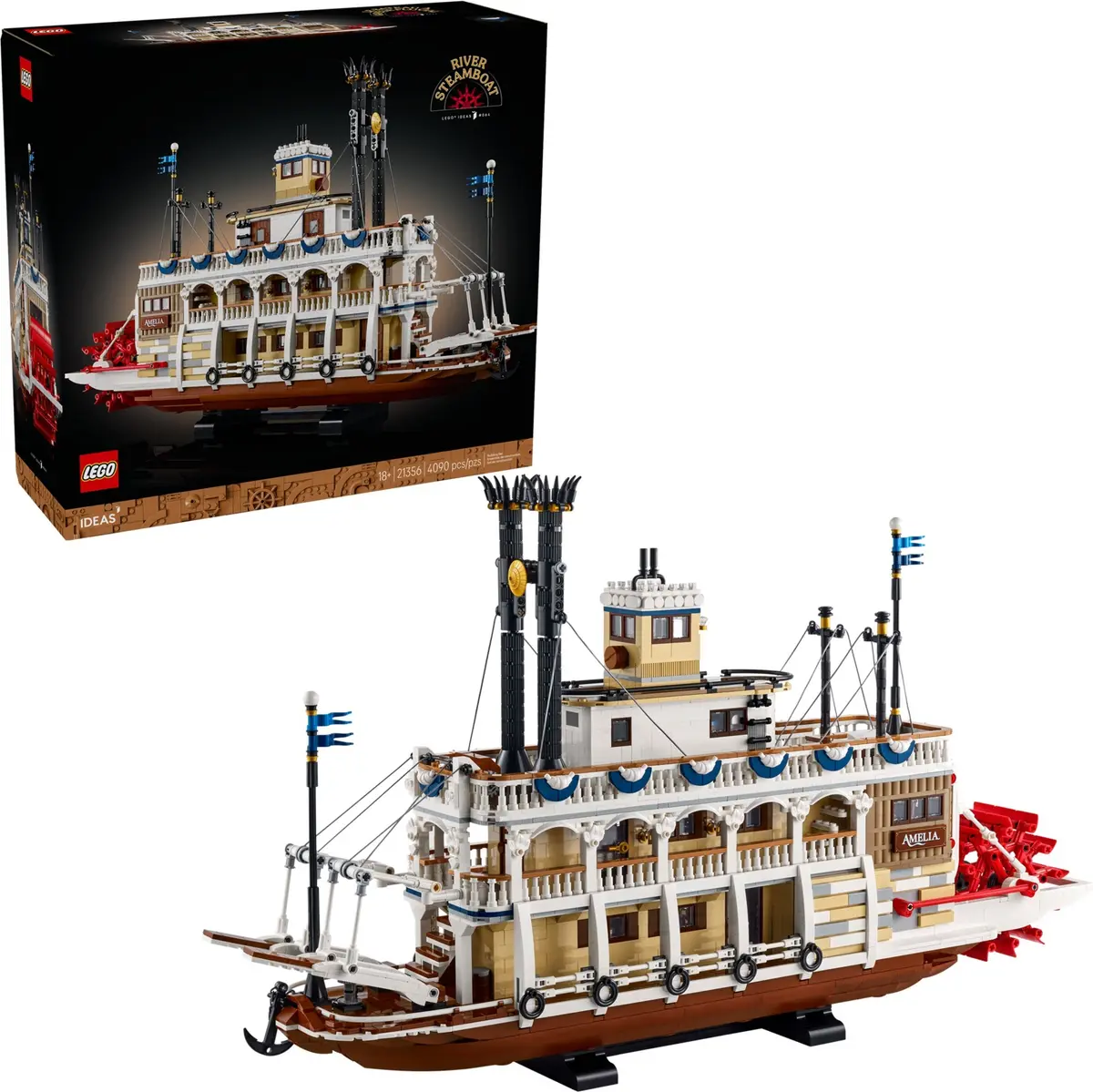 LEGO Ideas 21356 River Steamboat set, image 3