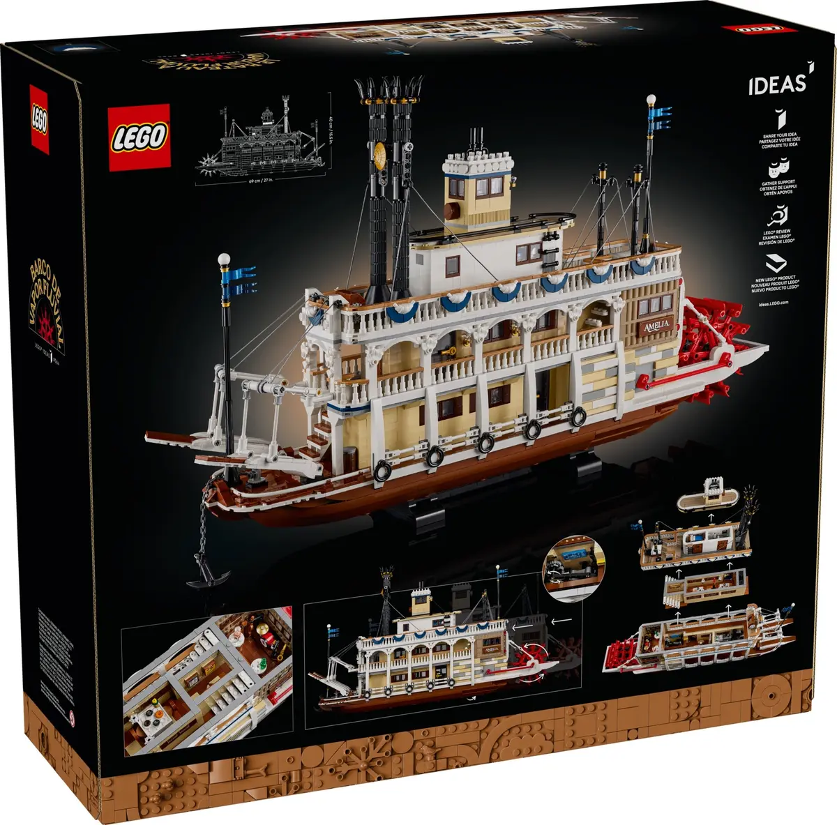 LEGO Ideas 21356 River Steamboat set, image 2