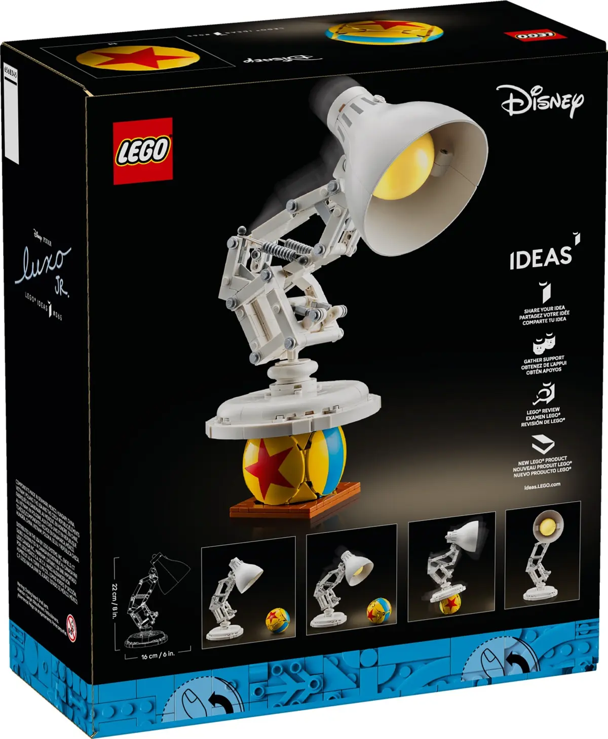 LEGO Ideas 21357 Disney Pixar Luxo Jr. set, image 2