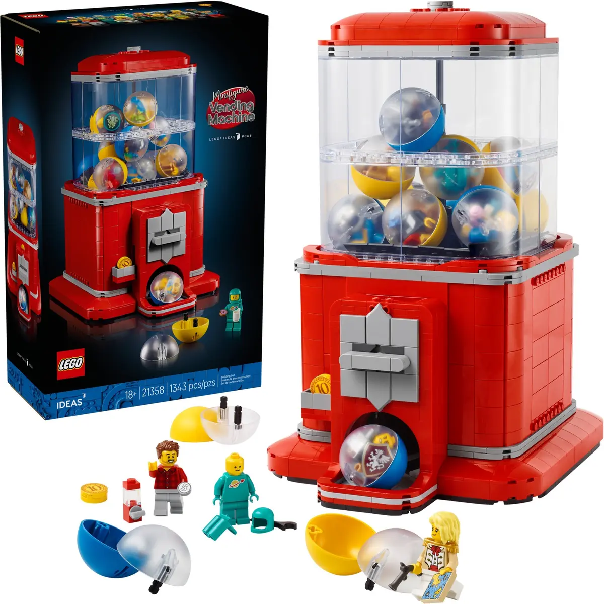 LEGO Ideas 21358 Minifigure Vending Machine set, image 3