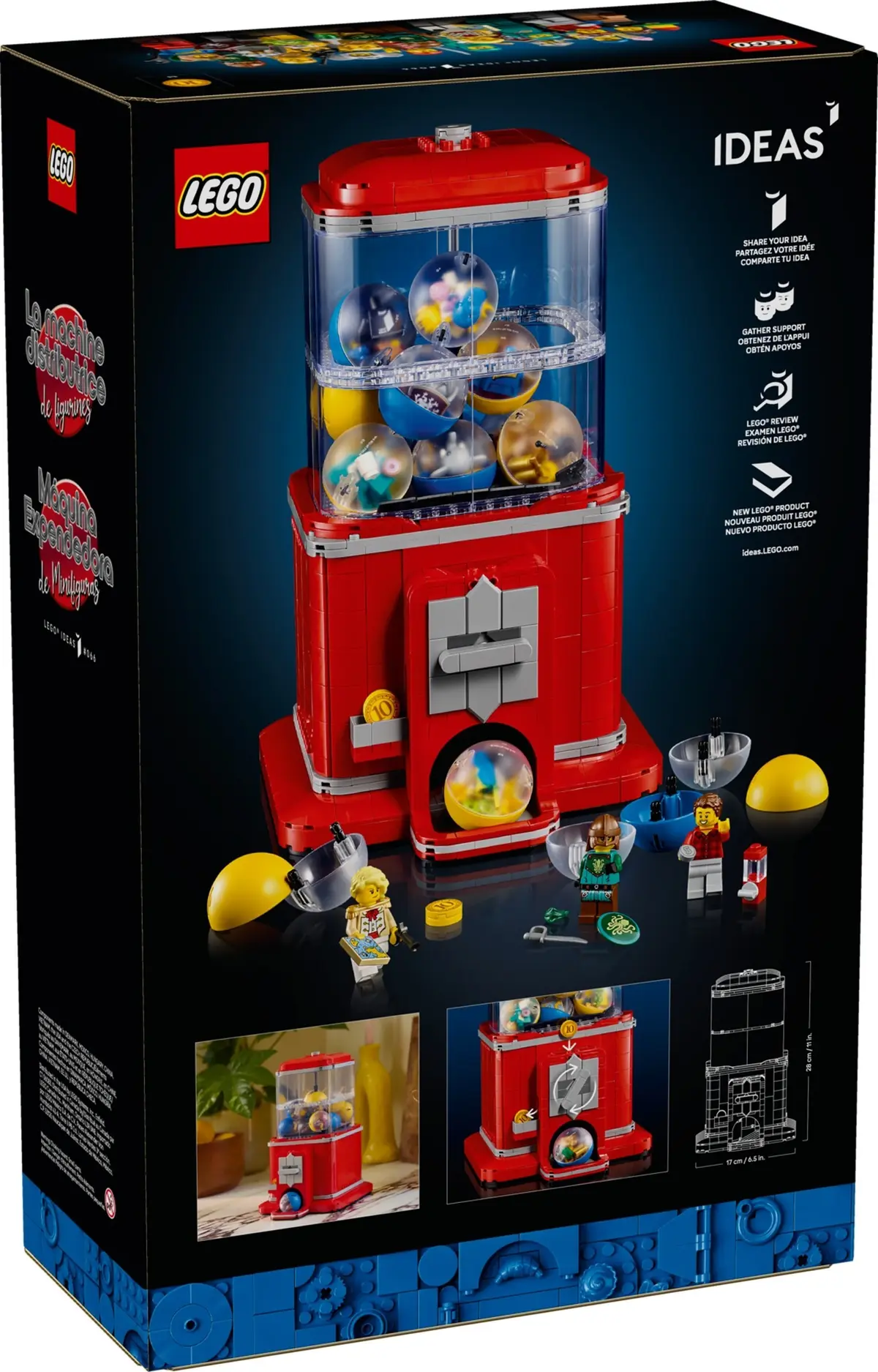 LEGO Ideas 21358 Minifigure Vending Machine set, image 2