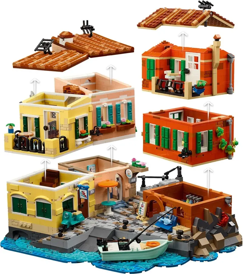 LEGO Ideas 21359 Italian Riviera set, image 13