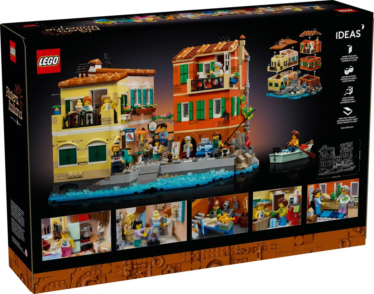 LEGO Ideas 21359 Italian Riviera set, image 2