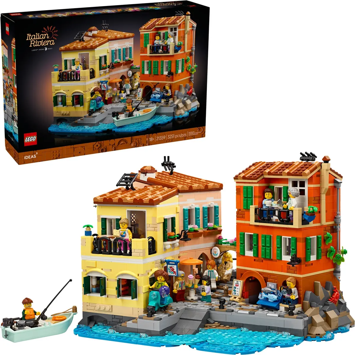 LEGO Ideas 21359 Italian Riviera set, image 3
