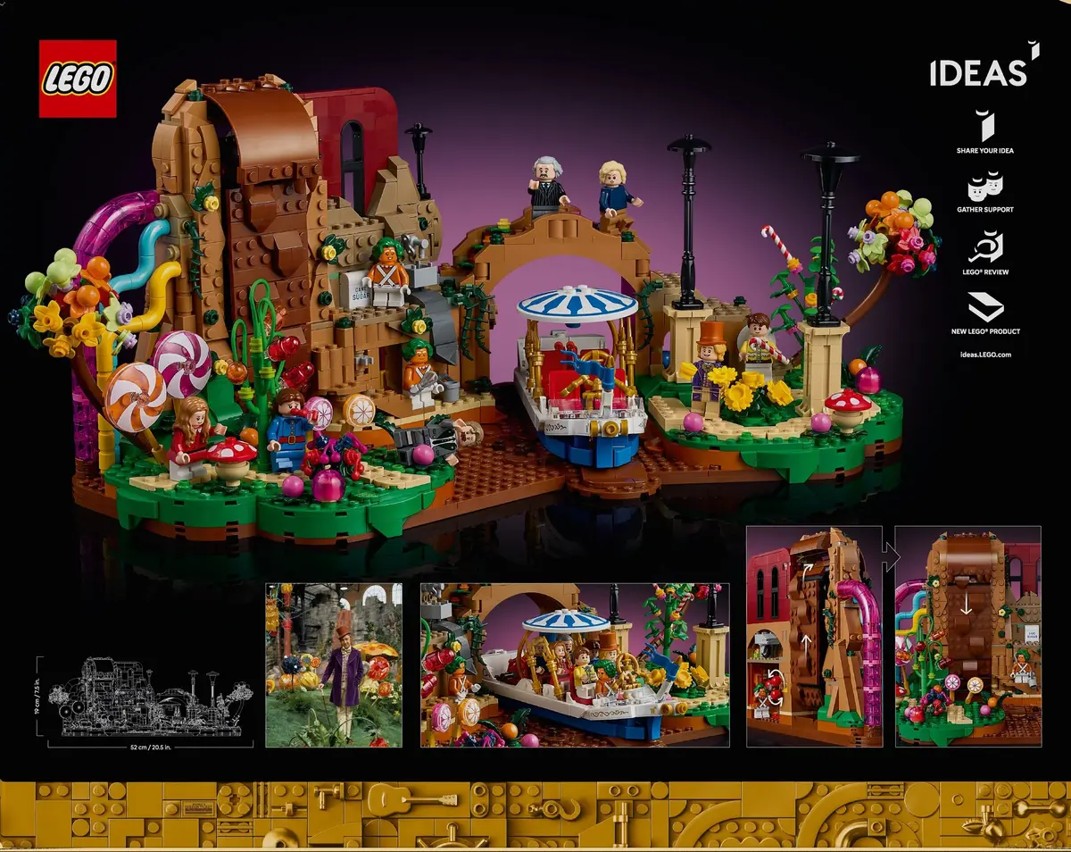LEGO Ideas 21360 Willy Wonka & the Chocolate Factory set, image 2