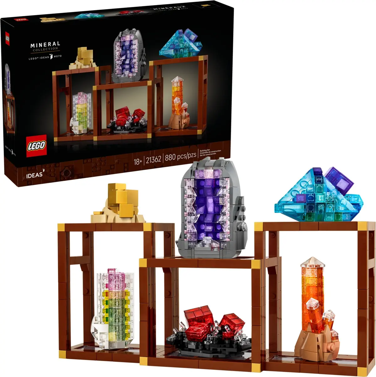 LEGO Ideas 21362 Mineral Collection set, image 3