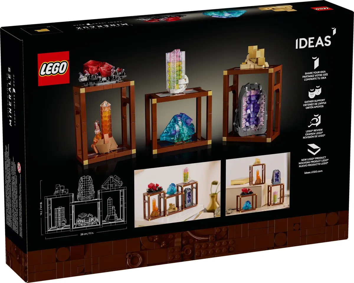 LEGO Ideas 21362 Mineral Collection set, image 2
