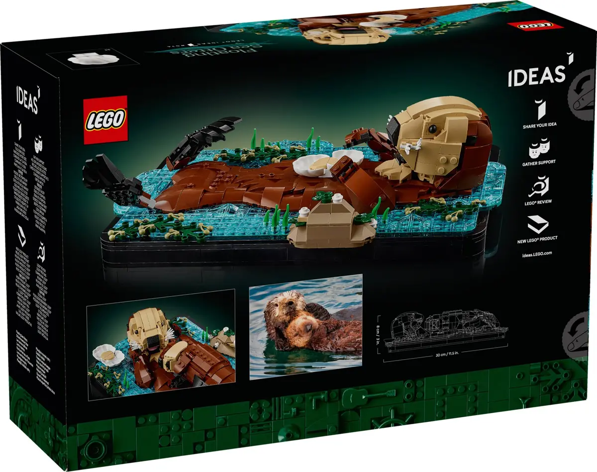 LEGO Ideas 21366 Floating Sea Otters set, image 2