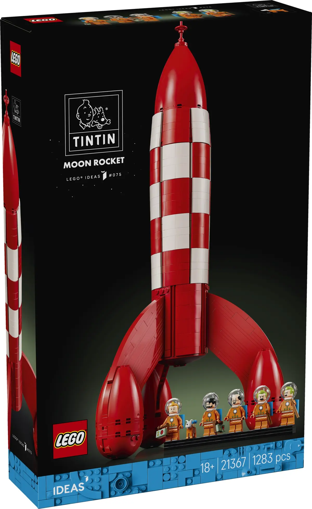 LEGO Ideas 21367 Tintin Moon Rocket set, image 2
