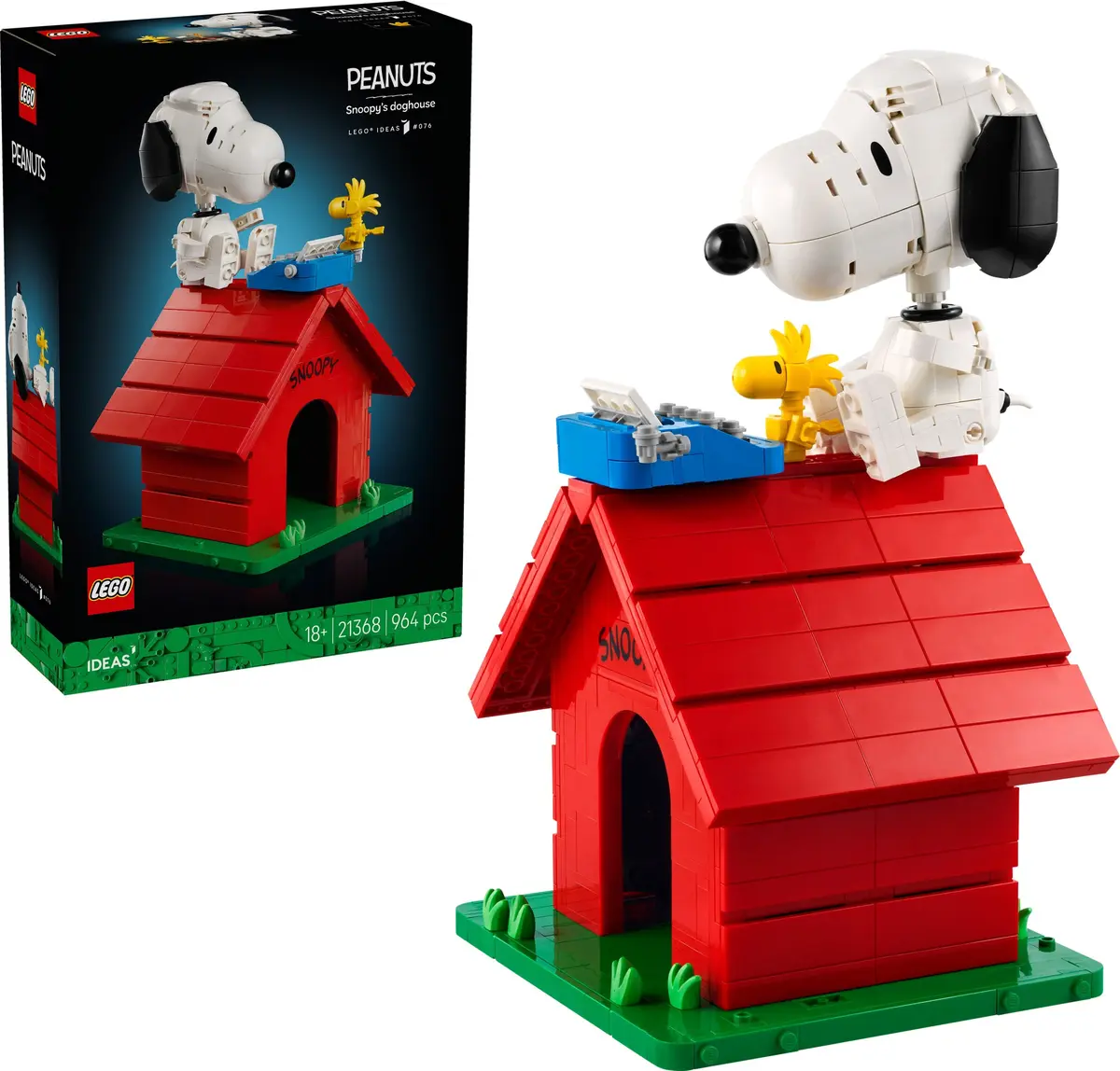 LEGO Ideas 21368 Peanuts: Snoopy's Doghouse set, image 3