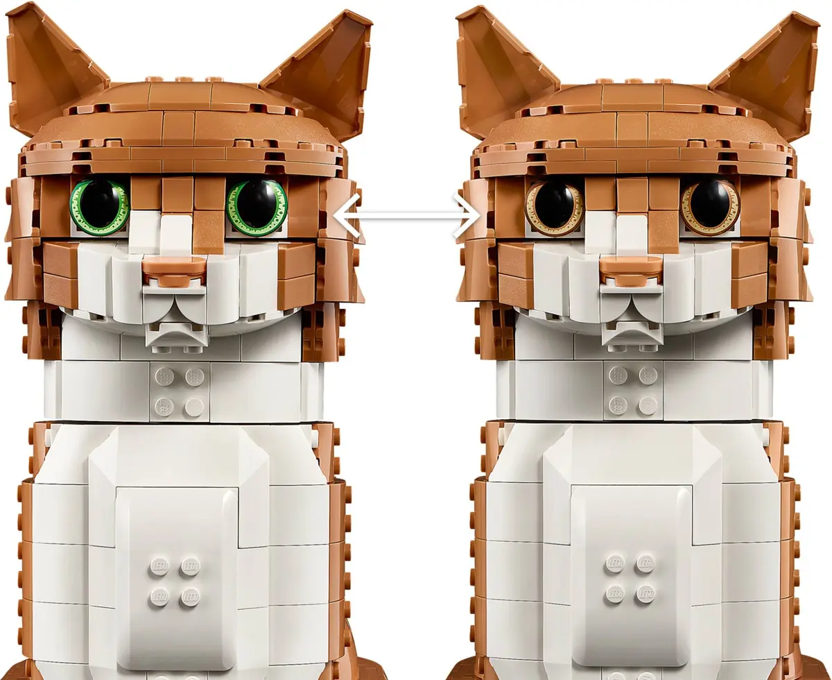 LEGO Ideas 21376 Orange Cat set, image 15